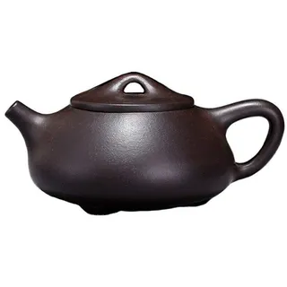 Teekanne, 227 ml, chinesischer Yixing, echter schwarzer Tonerde, Zisha Shipiao 8oz Standard classic