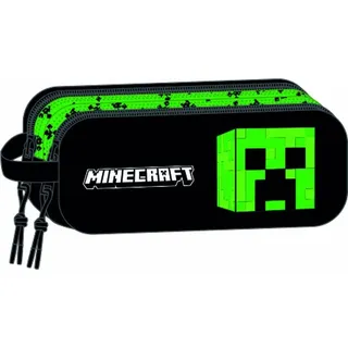 Allzwecktasche Minecraft 21 x 8 x 6 cm - Schwarz