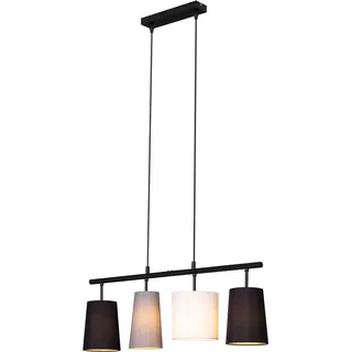 Briloner 4-flg. 74 cm Stoff schwarz