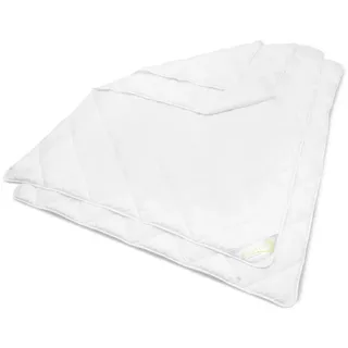 Beautissu BeauNuit JD Bettdecke 4 Jahreszeiten - Weiß