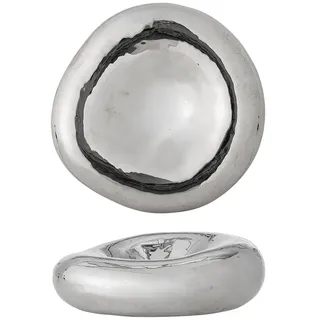 Bloomingville Shine-stoneware Dekoschale - Silver - One Size