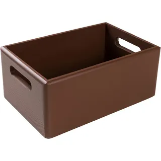 Creative Deco Aufbewahrungskiste 30 x 20 x 13 cm 1-tlg. braun