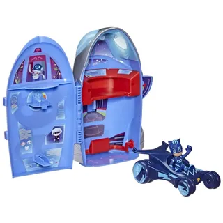 PJ Masks 2-in-1-Hauptquartier Spielset mit Action-Figur