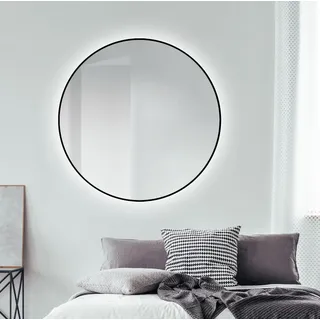 DSK LED Lichtspiegel Silver Globo 120 cm schwarz