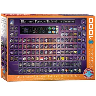 Eurographics Puzzle, Illustriertes Periodensystem der Elemente 1000 Teile