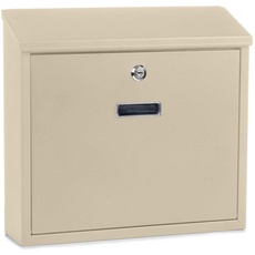 Maine Furniture Co OC100103 Shoreham Wasserdichter Briefkasten, Altes Weiß, H32cm x W36cm x D11cm