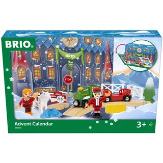 BRIO® Spielzeug-Adventskalender »Holz BRIO«, ab 3 Jahren, bunt