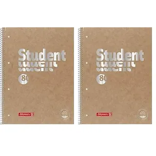 Brunnen Collegeblock Student FACT!plus A4 kariert, braun