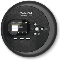TechniSat CD 2GO (DAB+, FM, DAB, Bluetooth), Radio, Schwarz