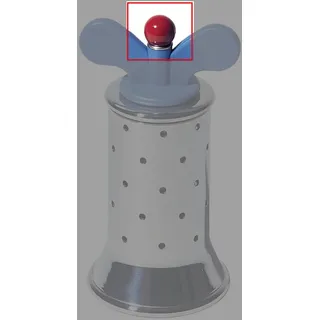 Alessi Ersatzknopf für Pfeffermühle 9098 - Rot
