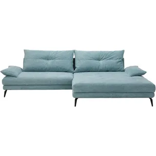 CARRYHOME Ecksofa Türkis, - 294x176 cm,