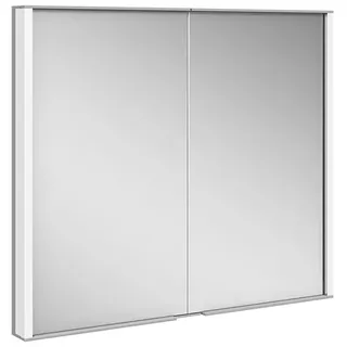 KEUCO ROYAL MATCH Spiegelschrank Wandeinbau, 2 Türen aus Kristall-Doppelspiegel, 800mm, 12812171301