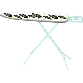 MSV 130021, Bügelbrett in Originalgröße, Schwarz, Weiß, Abbildung, Stahl, 1300 x 330 mm, 90 cm - Schwarz, Weiß
