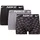 Nike Trunk 3PK grau/schwarz XL