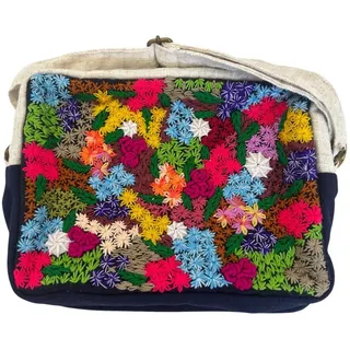 Asiatisch Hand Bestickt Bunt Thai Hmong Tribal Schulter / Clutch Tasche - L