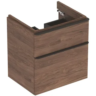 Geberit Smyle Square US für WT, m. 2 Schubladen, 500.352.JR.1, Farbe: Nussbaum - Braun