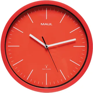 Maul Funkwanduhr MAULjump rot