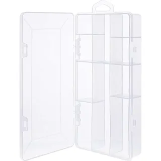 InLine InLine® Kleinteilebox, 10 Fächer, Abmessungen: 206x107x33mm, transparent