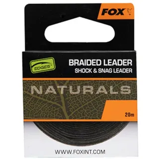 Fox Naturals Braided Leader - 20m Vorfachschnur