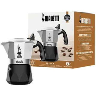 Bialetti New Brikka 2023 2 Tassen Aluminium