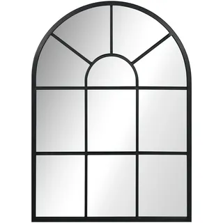 Homcom Wandspiegel 70 x 50 cm Schwarz