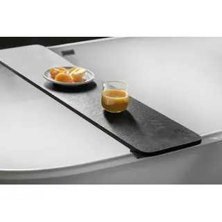 Polysan IPANEMA Badewannenablage, 74x20 cm, schwarz - Schwarz