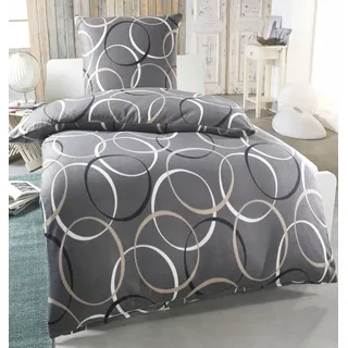 DreamHome Warme Winter Microfaser Thermo Fleece Bettwäsche 135x200 155x220 200x200 Moderne, Größe:135 x 200 cm, Design - Motiv:Design 5