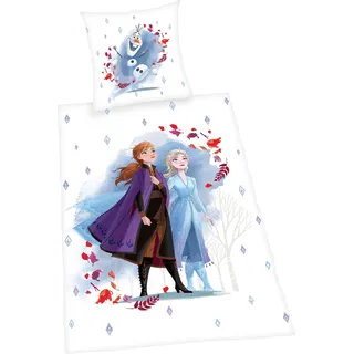 Disney Little Fairy Eiskönigin Rosa 135 x 200 cm + 80 x 80 cm