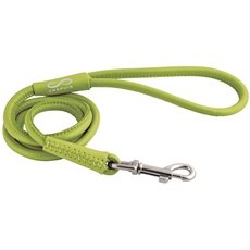 CHAPUIS SELLERIE SLA683 Runde Glamour-Leine für Hunde - Grünes Leder - Durchmesser 8 mm - Länge 1,22 m - Größe S