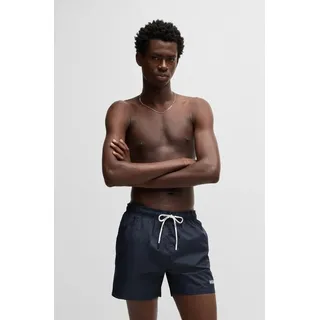 Hugo Badehose Haiti mit Markenschriftzug auf der Kordel blau L (52)
