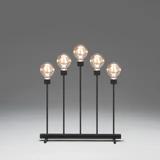 Konstsmide 3964-710TR LED-Laterne Bernstein LED Schwarz EEK: F (A - G)