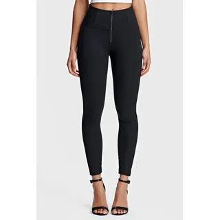 Leggings FREDDY "WRUP2 SUPERSKINNY", Damen, Gr. L (40), N-Gr, schwarz, Obermaterial: 81% Baumwolle, 19% Elasthan, skinny fit lang, Hosen Leggings, mit Push-up Effekt