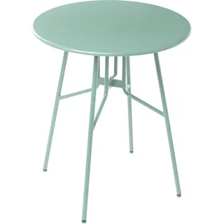 BELIANI Gartentisch hellgrün Eisen rund ø 64 cm modernes Design - Grün