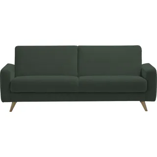 exxpo - sofa fashion 3-Sitzer Schlafcouch Cord Braun