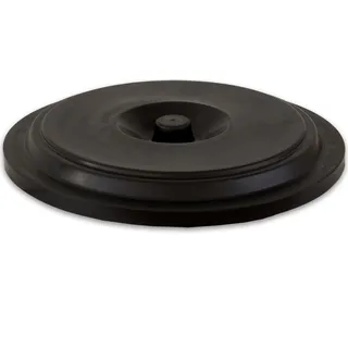 BigDean Deckel zur Universaltonne 100 Liter Allzweck Tonne Schwarz - Schwarz