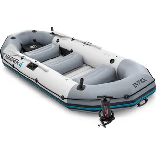 Intex Mariner 4 Set Phthalates Free Inkl. Paddel und Luftpumpe - Professional Series, 68376np