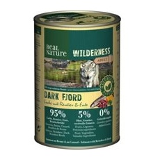 REAL NATURE WILDERNESS Adult Dark Fjord Lachs mit Rentier & Ente 6x400 g