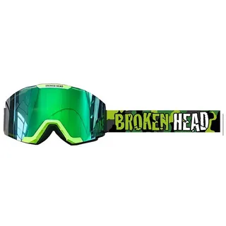 Broken Head MX-Brille Magnetic-Regulator Grün Verspiegelt