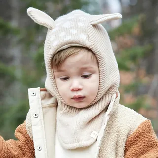 Maximo Schlupfmütze mit Ohren, Reh, beige 47