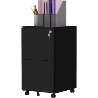 Vinsetto Aktenschrank 37 x 43,5 x 67,5 cm Schwarz