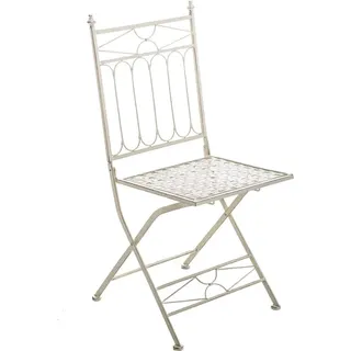 Nostalgischer klappbarer Gartenstuhl, Vintage-Design, handgefertigt und stabil | Farbe: Antiquitäten