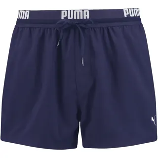 Puma Badeshorts Logo Blau S