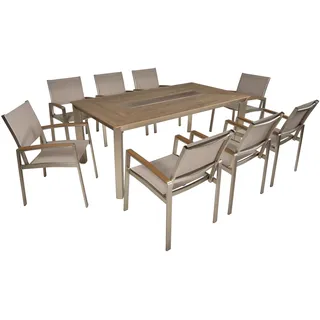 Garden Pleasure Florence Set 9-tlg. Braun