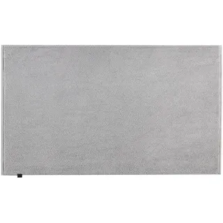 Cawoe Badteppich 1007 Loop 705 , Grau , Textil , Uni , rechteckig , 70x120 cm , Textiles Vertrauen - Oeko-Tex®, Oeko-Tex® Standard 100 , für Fußbodenheizung geeignet , Heimtextilien, Badtextilien, Badematten