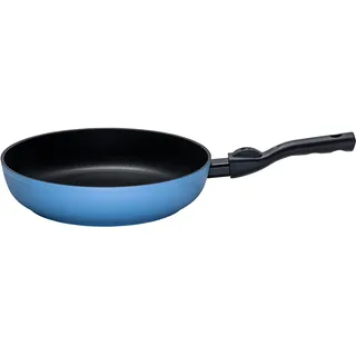 Kelomat, 3529-328, Hochraum-Bratpfanne, BLUE CLICK, 28 cm Durchmesser, rund, ThermoStabilboden, abnehmbarer Griff, Qualitäts-Antihaft-Versiegelung, LBH 49 x 28.8 x 8.5 cm, 1,48kg
