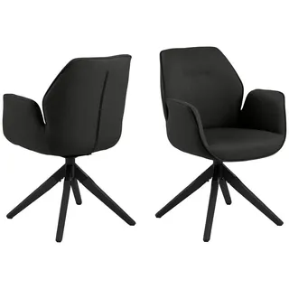 Actona Esszimmerstuhl Alma Polyester grau