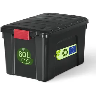 Iris Ohyama Aufbewahrungsbox SIA-60 60 l 1-tlg. schwarz