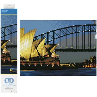 Diamond Dotz Diamond Painting Sydney bei Nacht Bastelset