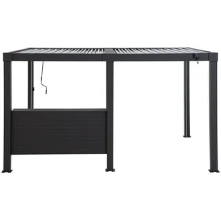 Sunjoy Pergola-Bar 1 Stück 1,82 x 0,82 x 0,30 m Anthrazit