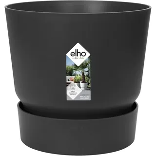 Elho Blumentopf Greenville Rund 14 cm Living Schwarz